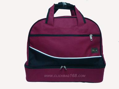 กระเป๋าใส่เอกสารขนาดใหญ่โดดเด่นด้วยสีม่วงเข้ม CLICK 0110